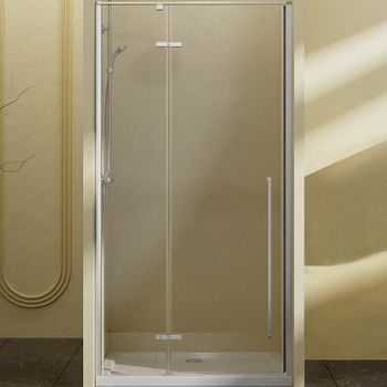 Душевая дверь Vincea Slim-N 100 VDPH-5SN100CL профиль Хром стекло прозрачное — фото 1, Распашные душевые двери