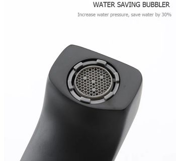 Смеситель для раковины Frap H71-6 F1071-26 Черный матовый — фото 3, Смесители для раковины