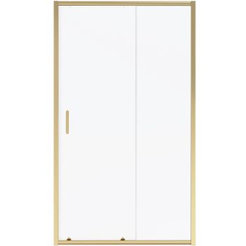 Душевая дверь Niagara Nova 90 NG-42-9AG профиль Холодное золото стекло прозрачное — фото 1, Раздвижные душевые двери