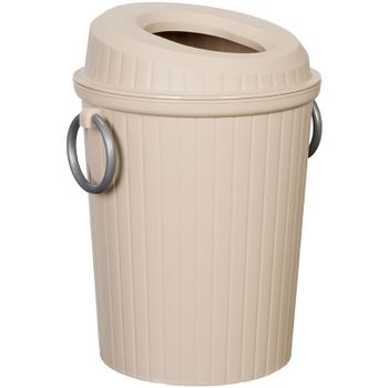 Ведро для мусора Grampus GR-8387 Бежевое — фото 1, Мусорные ведра