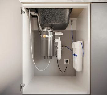 Кухонная мойка Domaci Бьелла DMC-24 GWS-24-308 Черная — фото 8, Кухонные мойки