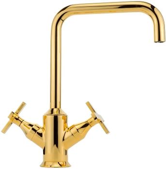 Смеситель для раковины Migliore Sirius 28165 Золото — фото 2, Смесители для раковины