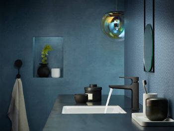 Смеситель для раковины Hansgrohe Metropol 32507340 Шлифованный черный хром — фото 2, Смесители для раковины