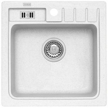 Кухонная мойка Alveus Granital Niagara 20 Arctic G11 465x465x180 1100885 Белая — фото 1, Кухонные мойки