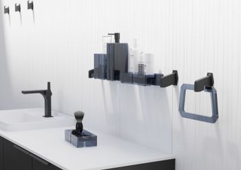 Полотенцедержатель Sonia Luce 182466 Черный матовый — фото 3, Полотенцедержатели