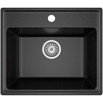 Кухонная мойка Maretti Kitchen KT490-BL Черная — фото 1, Кухонные мойки