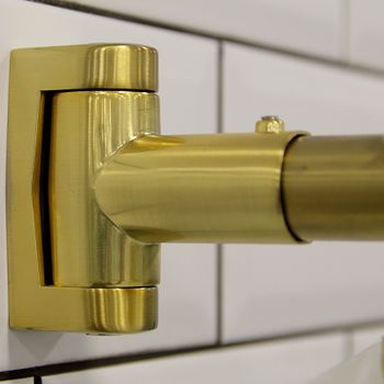 Карниз для душевого поддона Radomir 100x100 1-12-3-0-0-003 Золото — фото 1, Карнизы для ванной