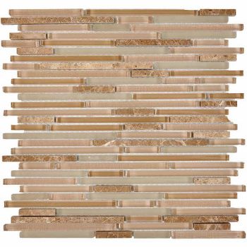 Мозаика Pixmosaic Камень и стекло PIX736 30x30 см — фото 1, Мозаика