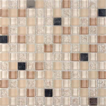 Мозаика Pixmosaic Камень и стекло PIX716 30x30 см — фото 1, Мозаика
