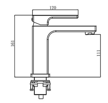 Смеситель для раковины Gappo G1017-6 Черный матовый — фото 8, Смесители для раковины