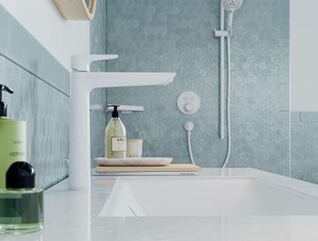 Смеситель для раковины Hansgrohe Talis E 71716700 Белый матовый — фото 2, Смесители для раковины