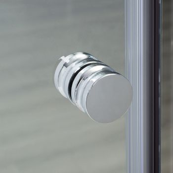 Душевой уголок WasserKRAFT Vils 110x100 56R16 профиль Хром стекло прозрачное — фото 5, Прямоугольные душевые уголки