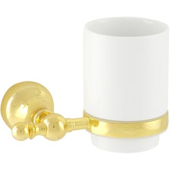 Стакан для зубных щеток Veragio Gialetta VR.GIL-6440.DO Золото — фото 1, Стаканы для зубных щеток