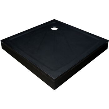 Душевой поддон из искусственного камня Ravak Perseus Pro 80х80 XA034401010BM Черный матовый — фото 2, Душевые поддоны из искусственного камня