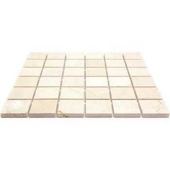 Каменная мозаика Natural Adriatica Crema Marfil 7M025-48P 30,5x30,5 см — фото 5, Мозаика