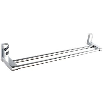 Полотенцедержатель Haiba HB8809 двойной Хром — фото 1, Полотенцедержатели