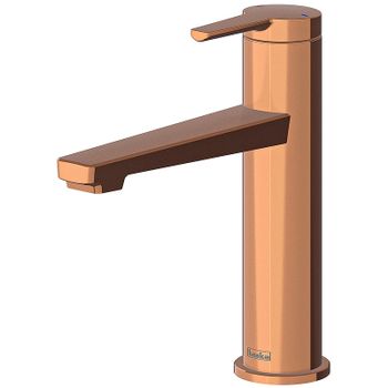 Смеситель для раковины Teska Liva Leo S E5419 Розовое золото — фото 1, Смесители для раковины