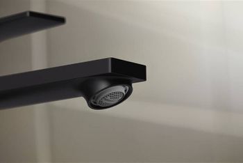 Смеситель для раковины Hansgrohe Rebris E 72557670 Черный матовый — фото 3, Смесители для раковины