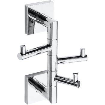 Тройной крючок Bemeta Beta 132206072 Хром — фото 1, Крючки для полотенец