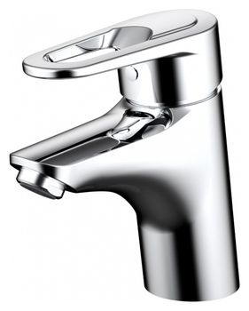 Смеситель для раковины Bravat Loop F1124182CP-RUS Хром — фото 1, Смесители для раковины