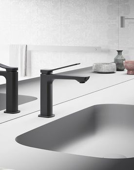 Смеситель для раковины Paffoni Tilt TI071NO Черный матовый — фото 2, Смесители для раковины