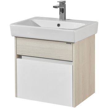 Тумба под раковину Aquaton Верди PRO 60 1A206701VDAV0 подвесная Белый Ясень фабрик — фото 1, Тумбы под раковину