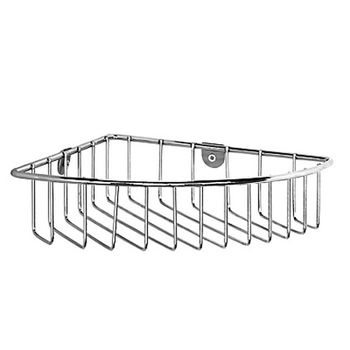 Угловая полка Milardo 105WC00M44 Хром — фото 1, Полки для ванной и душа