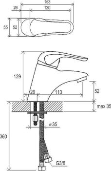 Комплект смесителей Ravak Rosa Set RS 70508017 Хром — фото 18, Готовые комплекты для ванной комнаты