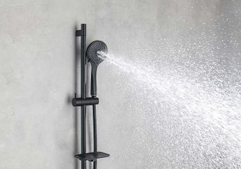 Комплект смесителей Aquatek Вега AQ1030MB Черный матовый — фото 8, Готовые комплекты для ванной комнаты