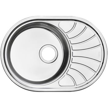 Кухонная мойка Iddis Suno S 65 SUN65SDi77 Сатин — фото 1, Кухонные мойки