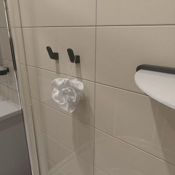 Крючок Altasan Лотос ЛТ10ЧМ Черный матовый — фото 2, Крючки для полотенец