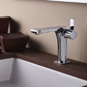 Смеситель для раковины Paffoni Rock RO071CR Хром — фото 1, Смесители для раковины