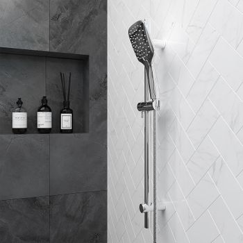 Душевой гарнитур Damixa Eclipse 931001000 Хром — фото 8, Душевые гарнитуры