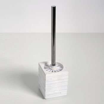 Ершик для унитаза WasserKRAFT Leine K-3827 Белый матовый — фото 2, Ершики для унитаза