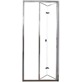 Душевая дверь Ceruttispa Bella D81T профиль Хром стекло прозрачное — фото 1, Складные душевые двери