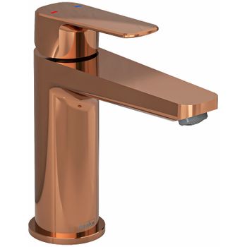 Смеситель для раковины Teska Quars E5619 Розовое золото — фото 1, Смесители для раковины