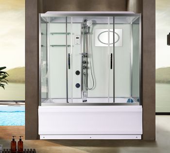 Душевой бокс WeltWasser WW500 Emmer 150/85/55 150х85 10000003925 с гидромассажем — фото 2, Душевые боксы