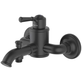 Комплект смесителей Aquatek Классик AQ1530MB Черный матовый — фото 3, Готовые комплекты для ванной комнаты