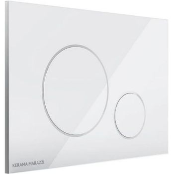 Клавиша смыва Kerama Marazzi FPR.A.WHT Белая глянцевая — фото 2, Кнопки смыва