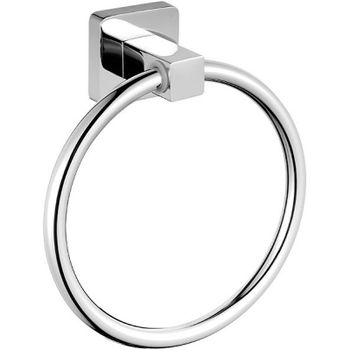 Кольцо для полотенец CeramaLux Quadro 61906A Хром — фото 1, Полотенцедержатели