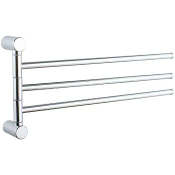 Полотенцедержатель Haiba HB8413 поворотный Хром — фото 1, Полотенцедержатели