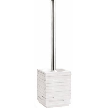 Ершик для унитаза WasserKRAFT Leine K-3827 Белый матовый — фото 1, Ершики для унитаза