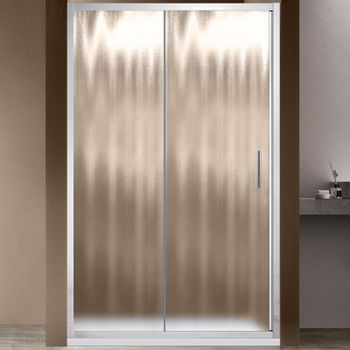 Душевая дверь Vincea Garda 100 VDS-1G100CH профиль Хром стекло шиншилла — фото 1, Раздвижные душевые двери