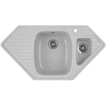 Кухонная мойка Domaci Бьелла DMC-10K GWS-10K-310 Серая — фото 1, Кухонные мойки