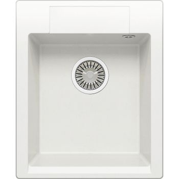 Кухонная мойка Polygran Argo-420 №36 627338 Белый хлопок — фото 1, Кухонные мойки