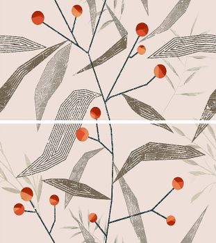 Керамическое панно Creto Seventies Bell 06-01-1-36-05-11-3657-0 60х60 см — фото 1, Керамическая плитка