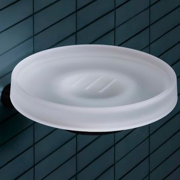 Мыльница Colombo Design Mini B4001.NM-VAN Черная матовая — фото 1, Мыльницы