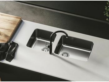 Кухонная мойка Alveus Luno 40 SAT 90 FI 480x400 1129252 Сатинированная сталь — фото 3, Кухонные мойки