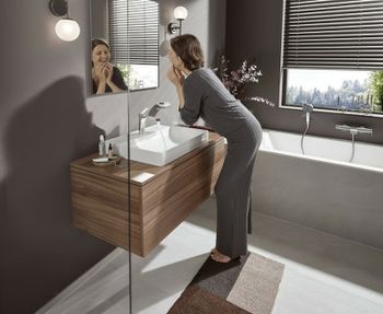 Смеситель для раковины Hansgrohe Vivenis 75012000 Хром — фото 3, Смесители для раковины