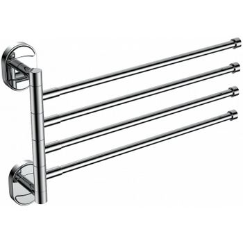 Полотенцедержатель CeramaLux Valencia 88114-4 поворотный Хром — фото 1, Полотенцедержатели